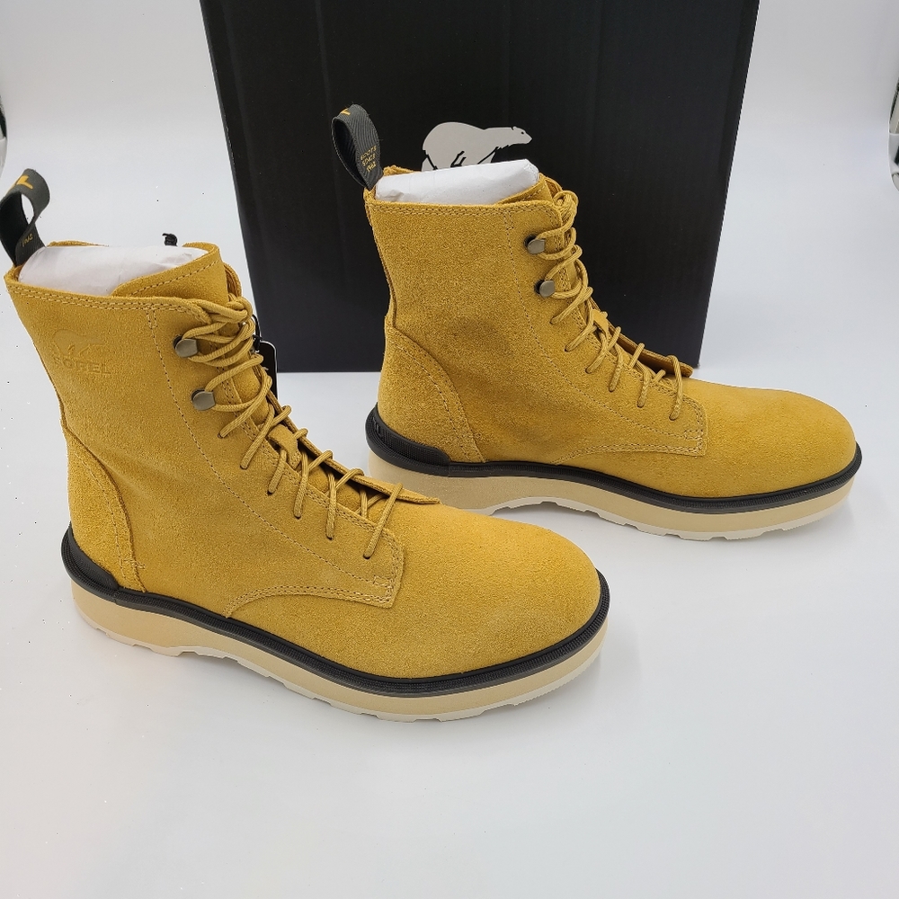 WOMENS SOREL HI LINE LACE Boots Suede Size 9.5 Waterproof New in Box Retail $185